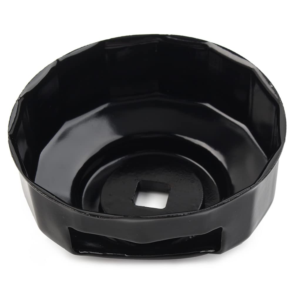 Cnswee6 Heavy Duty Oil Filter Wrench 76mm Flute End Cap