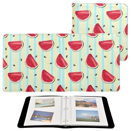 JUMBEAR Álbum de fotos grande autoadhesivo con 20 páginas, álbum de recortes para boda, familia, bebé, vacaciones, sandía