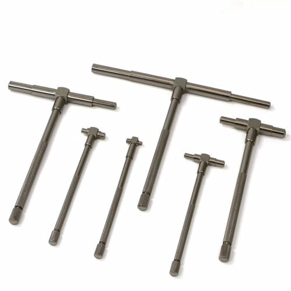 Telescoping T Bore Gauge 6 pc Cylinder Hole Smooth Gage Professional Set w/Pouch NEW,Jikkolumlukka