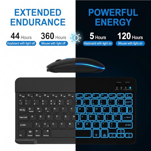 Teclado y mouse inalámbrico silencioso para trabajar sin ruidos 4