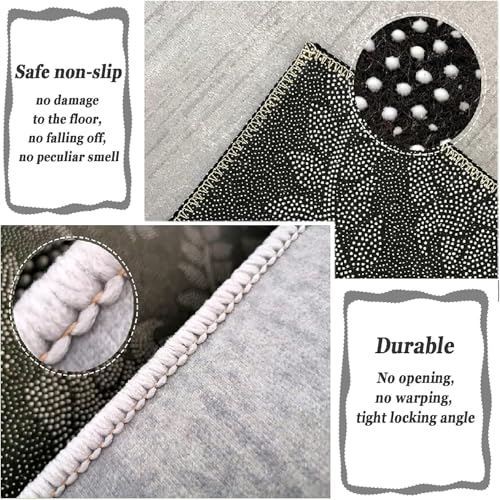 Tapis de couloir antidérapant métallique lavable 90 x 450 cm - 7