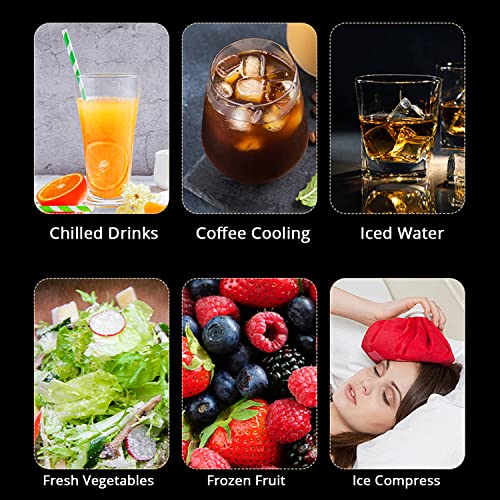 Das Tookii Whiskey Stones 6 Pack, Metal Reusable Ice Cubes, High Cooling Technology, Stainless Steel Ice Cubes, Refreezable Chilling Stones For Whiskey, Vodka, Liqueurs, Wine, Beverage Juice Or Soda #TOP3