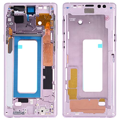 Cadre central de précision pour Samsung Note9 finition violette