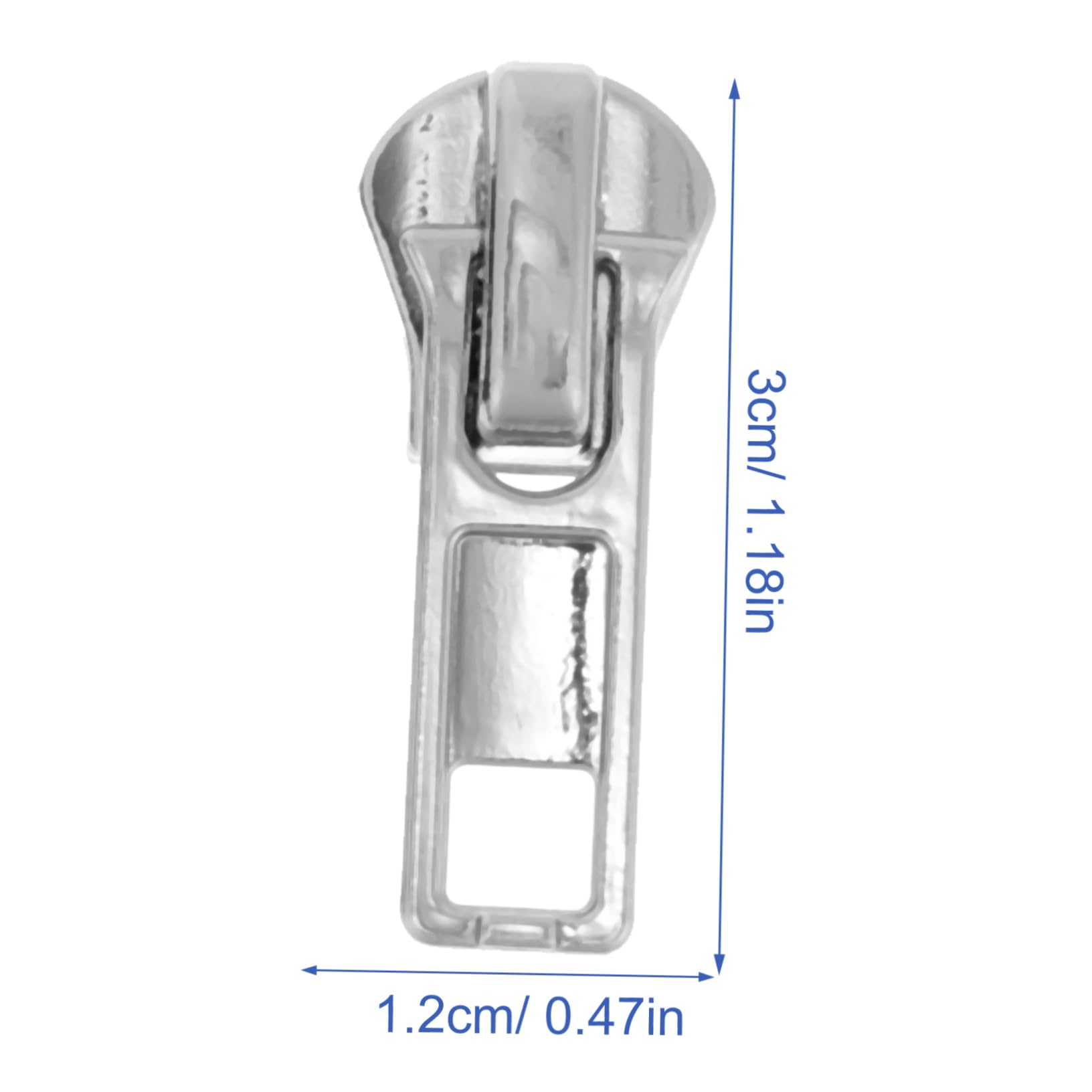 Angoily 1Set Detachable Zipper Pull Replacement Kit Zipper Head for Coil for Clothing Coats Jackets and Luggage Repair