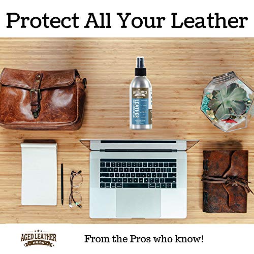 Aged Leather Pros Leather Waterproofing (8 oz) for Suede, Nubuck, and Any Leather | Protects Purses, Shoes, Jackets, Couches, Auto Interior, Saddles and Much More - Thumbnail 7