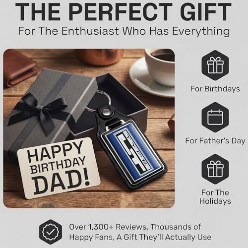 Image of Brotherhood Car Key Chain for Camaro - Classic Models Keychain for Men and Women Gift Key Ring - Dark Blue - Type LT
