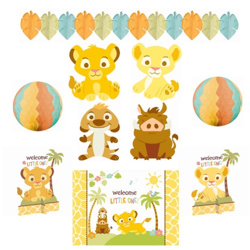 Lion King Baby Shower Room Decorating Kit Party Supplies Decor Disney