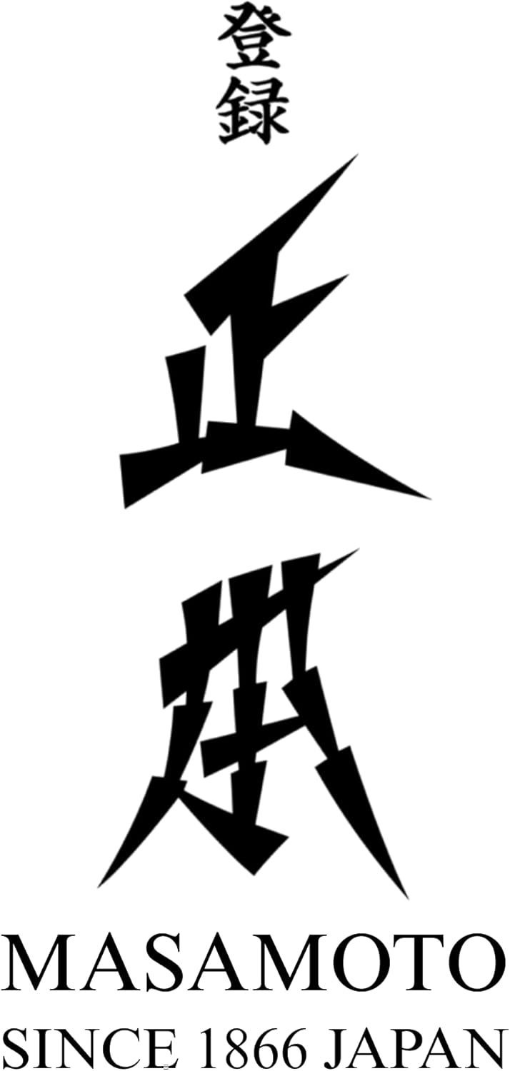 MASAMOTO FS Santoku Knife 6.5" (165mm) Made in Japan - Professional Japanese All-Purpose Kitchen Knife - Japanese Powdered Stainless Steel Blade & Wa Wood Handle