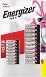 Energizer - Pilas Alcalinas AA y AAA, MAX, Pack Mixto 36 Piezas