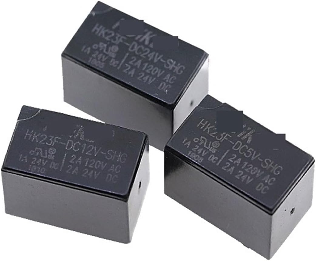 5Pcs Relay 5V 12V 24VDC HK23F -DC 24V -SHG 2A 120VAC 6PIN HF23F-DC5V-SHG HF23F-DC12V-SHG HF23F-DC24V-SHG(HK23F-DC24V-SHG)