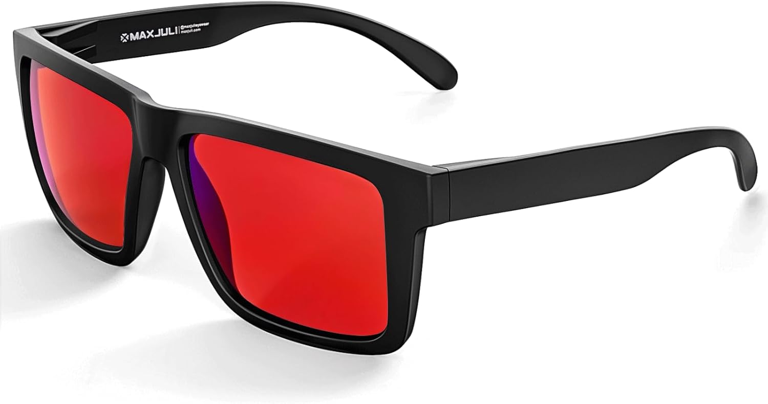 MAXJULI Blue Light Glasses XXL Size Double Extra Large Z87 for Big Wide Heads Men 8228