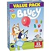 Bluey Fruit Flavored Snacks, Fat Free and Gluten Free Snacks, 17.6 oz (22 Pouches)