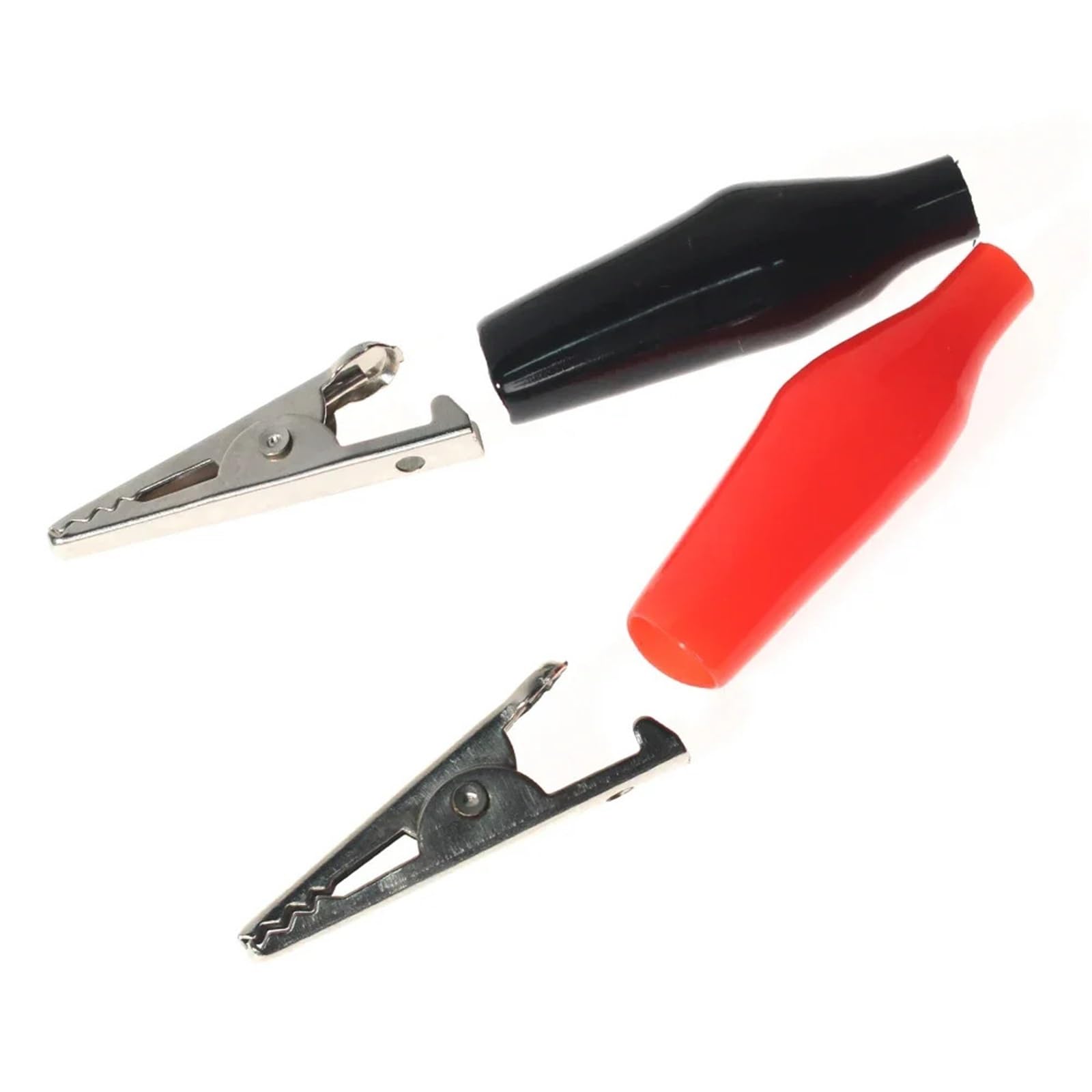 Pince crocodile 28 mm rouge pour éviter les courts-circuits lors des tests