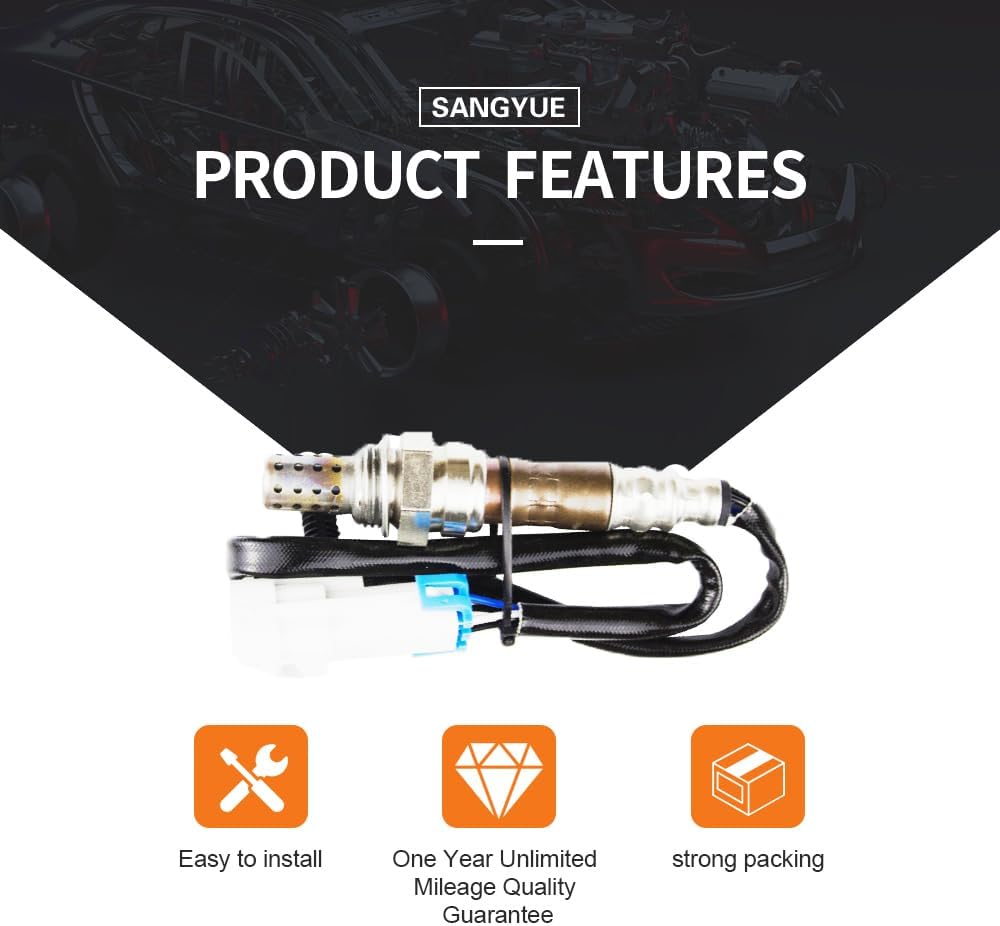 2X Upstream Oxygen O2 Sensor 1 for 2008-2013 GMC Sierra 1500 Yukon Yukon XL 1500 2500 4.8L/5.3L/6.0L/6.2L; 2009-2013 Cadillac Escalade ESV EXT