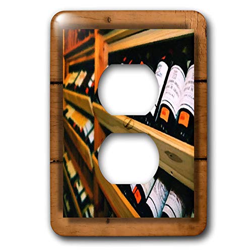 Wine Lover cache-prises 3dRose pour masquer les finitions murales usées - 2