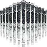 Kofull Lot de 13 Grips Golf Midsize Grip de Club de Golf Golf Grips Midsize lot Grip Golf Grippe de Golf Gris