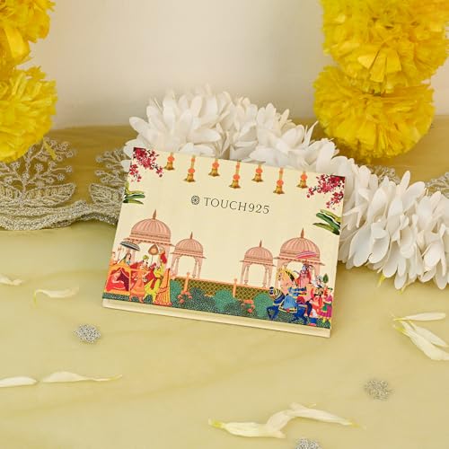 Image of Pure 999 Silver Shubh Vivaah Coin Gift Box, Ivory 1 Count | Wedding Couple Motif 1gm in Capsule, Illustrated Keepsake Hardcase, Shagun, Wedding Gift, Couple Gift, Indian Ceremony