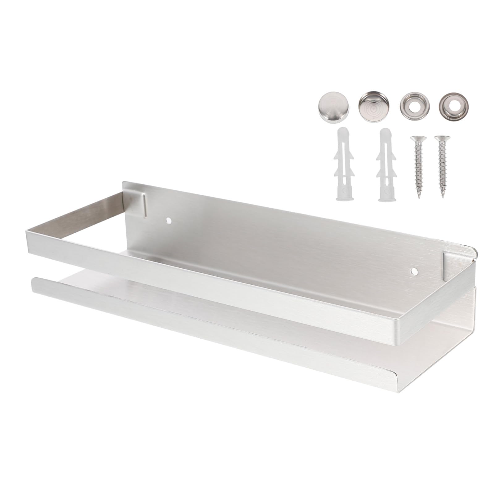 Estante para Especias de Cocina Rectangular de Acero Inoxidable