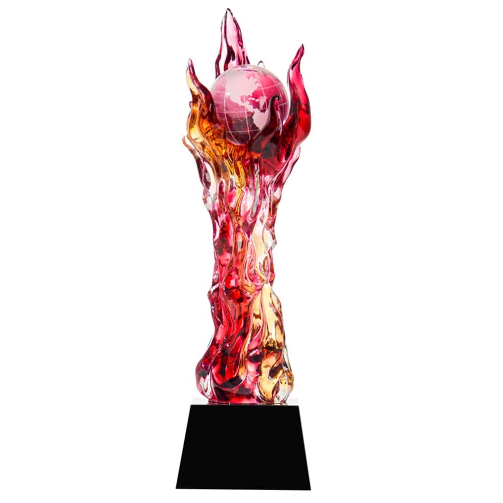Trofei, medaglie e premi Trofeo Campione del Torneo Trofeo Smaltato Rosso Ottimo Trofeo d'Onore della Squadra del Personale Colori Luminosi Decorazione