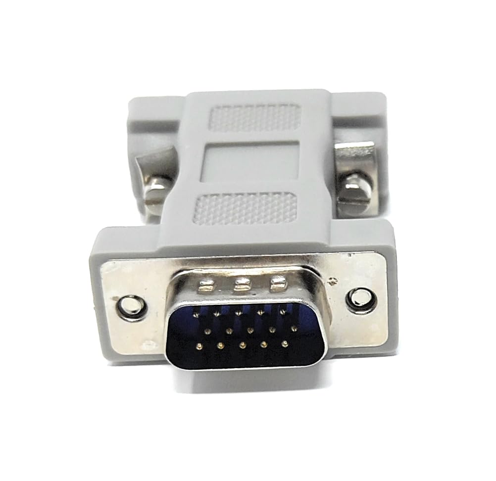Adattatore da seriale a VGA 9 pin femmina a 15 pin maschio adattatore D9 a HD15 SVGA convertitore cavo