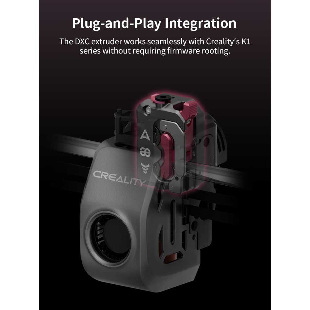 Aggiornamento Phaetus K1 DXC estrusore con rilevamento intelligente delle rotture del filamento Plug and Play compatibile con accessori per teste di estrusore per stampante 3D Creality K1, K1C, K1 Max