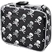 Insulated Durable Lunch Box Sleeve - Reusable Lunch Bag - Securely Cover Your Bento Box, Works with Bentology Bento Box, Bentgo, Kinsho, Yumbox (8"x10"x3") - Skull