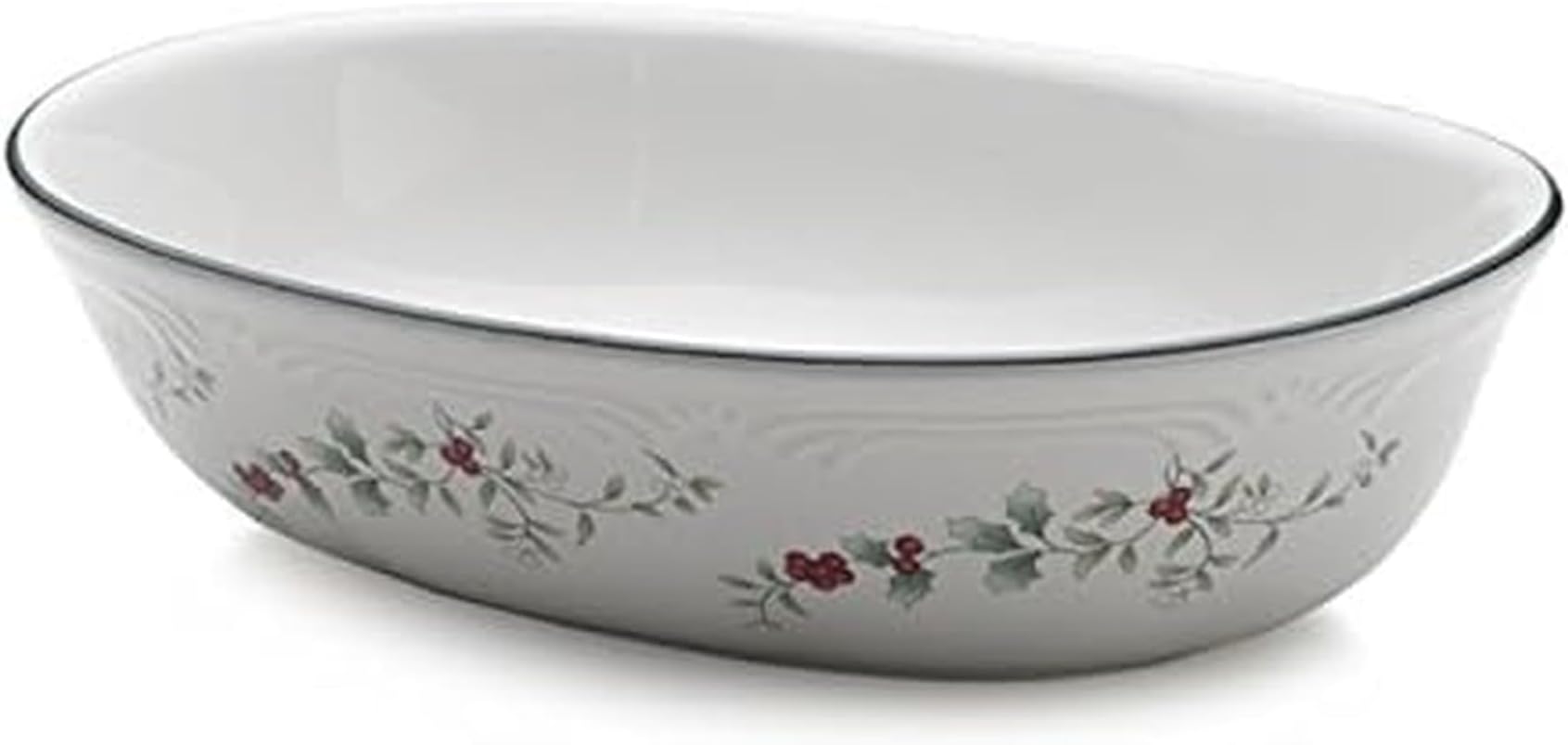 Winterberry Oval Vegetable Bowl, 1.5 quart, Assorted