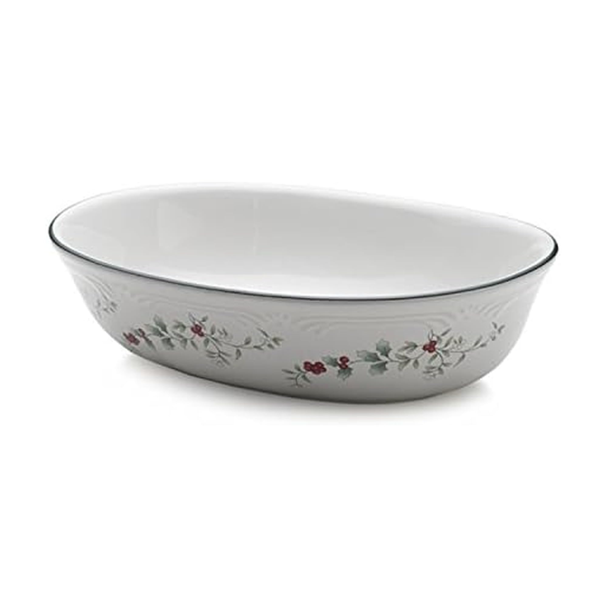 Pfaltzgraff Winterberry Oval Vegetable Bowl, 1.5 quart, Assorted