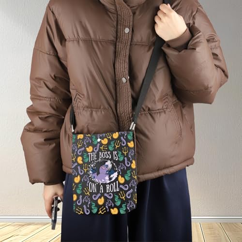 G2TUP Sea Witch Crossbody Bag The Sea Witches Gift Villains Witch Gifts The Boss Is On A Roll Shoulder Bag4