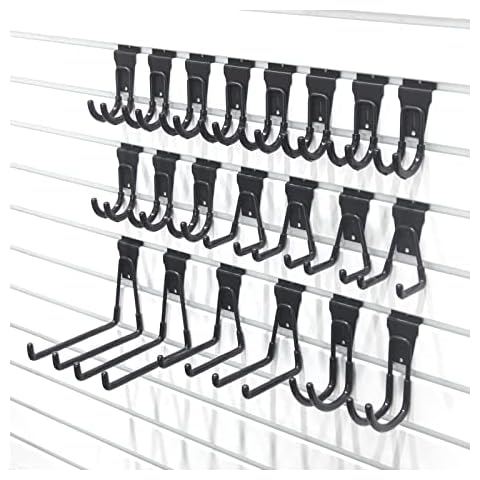 ATOOLA Garage Slatwall Accessories, Multi-size Slat Wall Hooks, Heavy Duty Slat Wall Accessory Cover