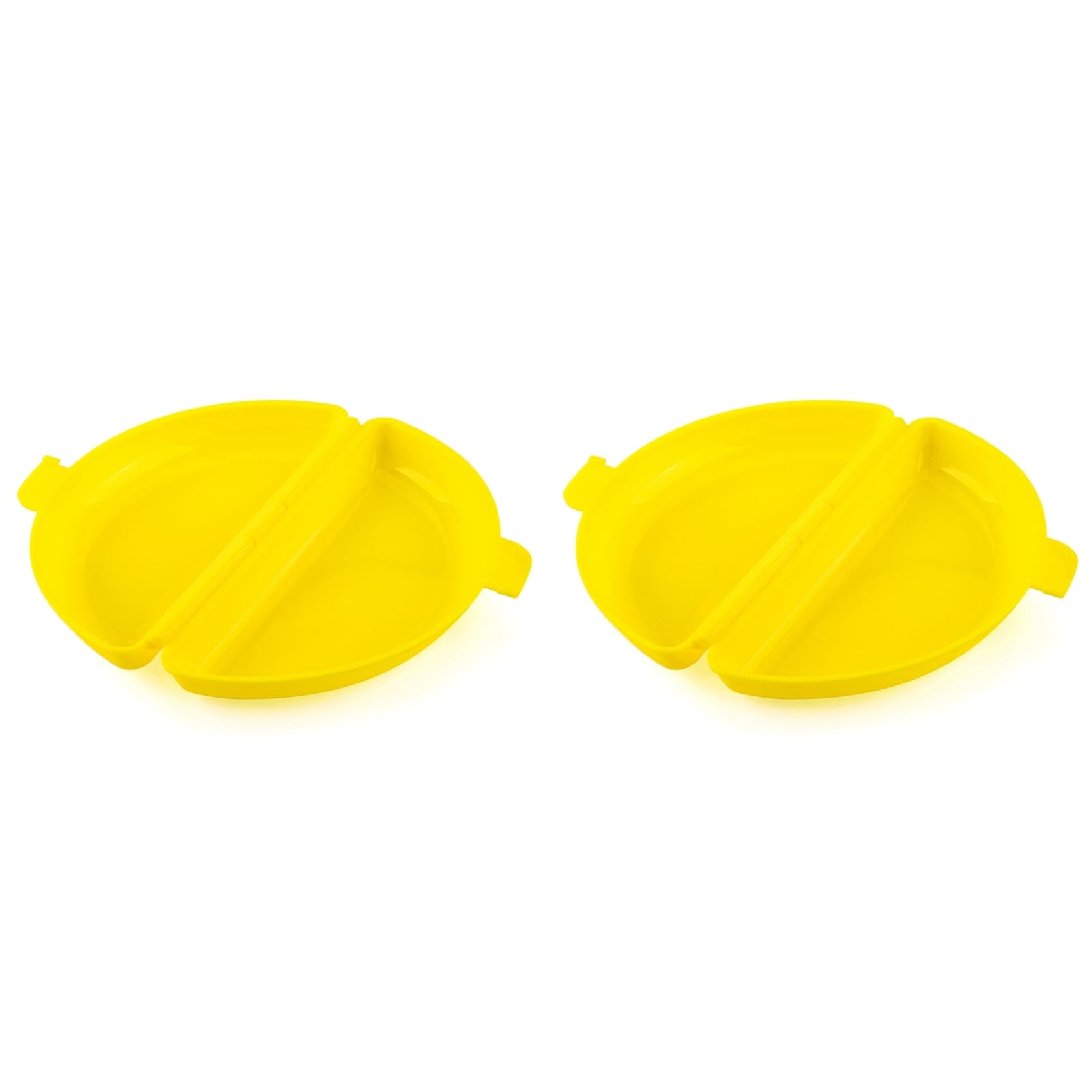 Hndhbfgrt 2X Multifunctional Microwave Egg Cooker Tray, Omelet Maker Pan, Breakfast Cooking Mold, Home Kitchen Gadgets & Tools