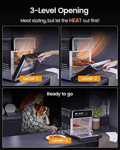 Rapid Cooker & Air Fryer, 16-Quart Capacity, 11-In-1 Functions To Bake, Roast, Sear, Sauté, Slow Cook, Dehydrate & More, 8-15-Minute Speedi Meals All In One Pot #TOP4