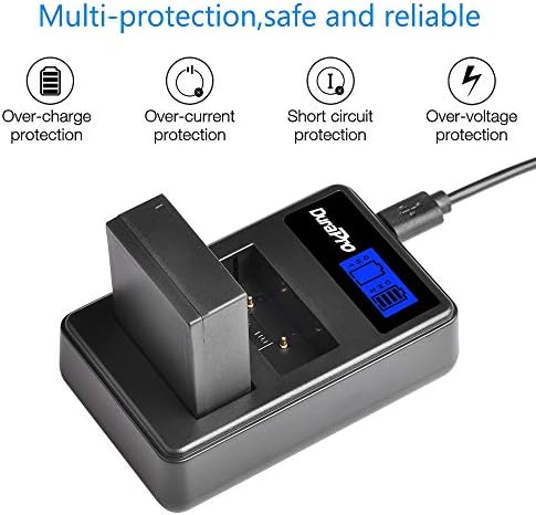 DuraPro 2X NP-W126 NP W126 NP-W126S Battery + LCD Dual USB Charger for Fujifilm NP-W126 NP-W126s FinePix X100F X-A5 X-A7 X-A10 X-H1 X-M1 X-Pro1 X-Pro2 X-Pro3 X-T3 X-T10 X-T20 X-T30 X-T100 X-T200