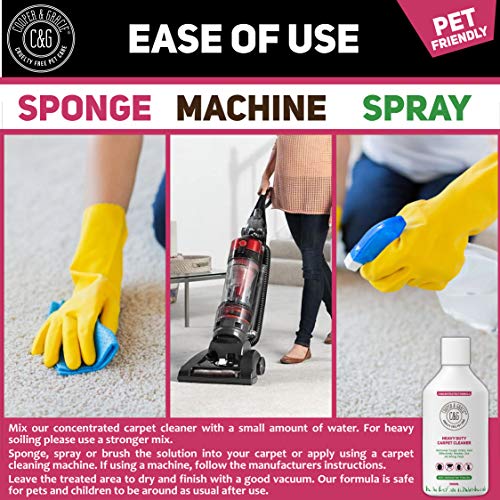 Heavy Duty Pest Carpet Cleaner Concentrate 500ml | Natural Cruelty Free Enzyme Blend | Effective Against Washing Away Blood Sucking Pest Bug From Dirty Carpets - Image 6