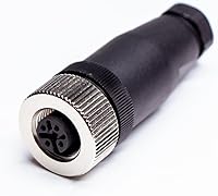 Vista 14 de Elecbee Conector de cable M12 Circular Impermeable Enchufe de Aviación Terminación de Tornillo Instalable en Campo Desapantallamiento Recto