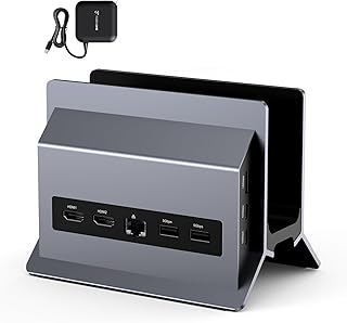 TobenONE Laptop Docking Station Dual Monitor 4K@60Hz with 2 HDMI Ports, 100W Power Supply, Dual HDMI USB C Docking Station... Price In India