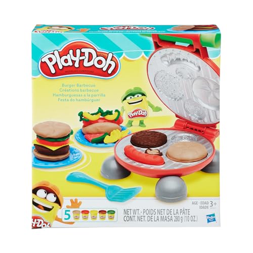 Play-Doh, Massinha de Modelar Infantil, Festa do Hambúrguer - Conjunto de Brinquedo com Ac... Play-Doh, Massinha de Modelar Infantil, Festa do Hambúrguer - Conjunto de Brinquedo com Ac...