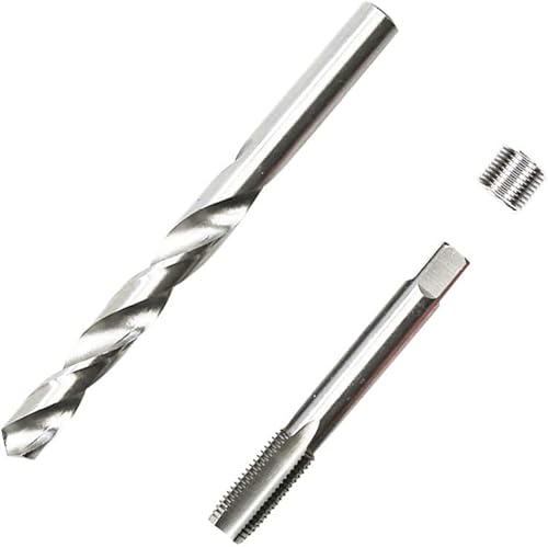 Miniatura 5 de Kit de reparación de roscas, M12 x 0.059 in Kit de inserción de reparación de rosca métrica compatible con herramientas de mano para reparación