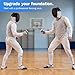 Funnysoft 10 Pairs Fencing Socks for Epee and Foil White Cotton Knee High Socks Comfortable Support Athletic Stockings with Reinforced Foot Protection for Men Youth