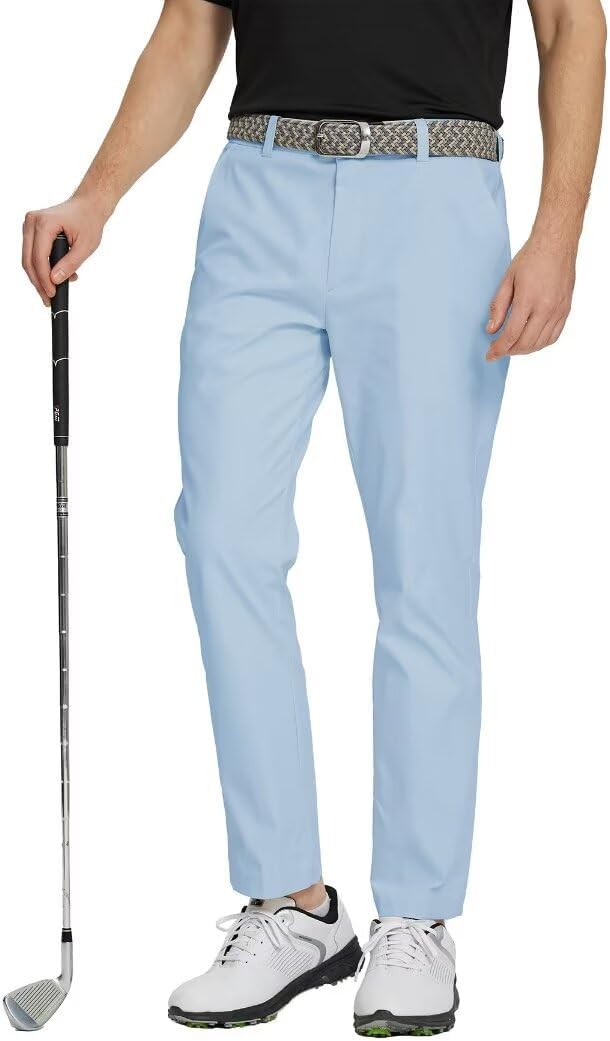M MAELREG Golf Pants Men Quick Dry – 30″/32″/34″ Stretch Lightweight 5 Pockets Water-Resistant Casual Mens Dress Pants