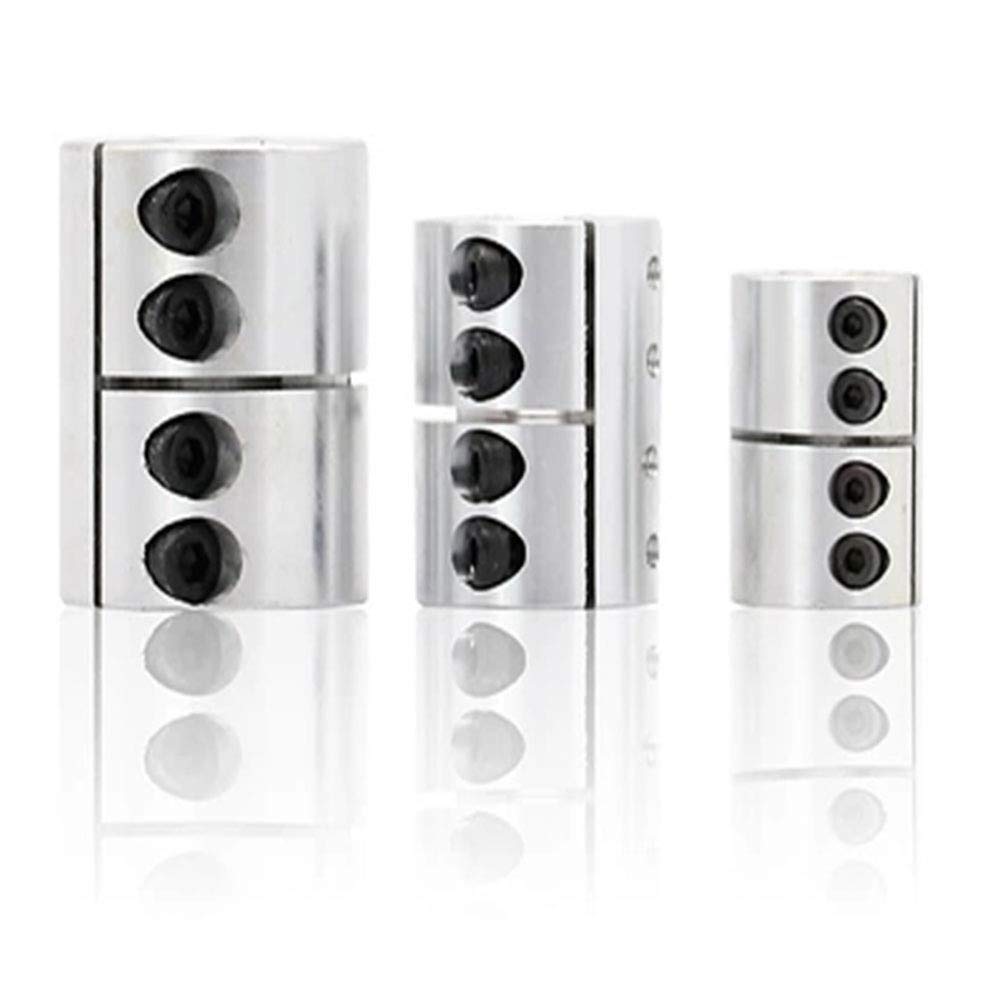 WAAZVXS Coupler 1pc 5/6/6.35/8/10/12mm Aluminum Flexible Shaft Coupler Clamping Rigid Coupling for Motor Connector D25 L40 (Inner Diameter : 5x10)