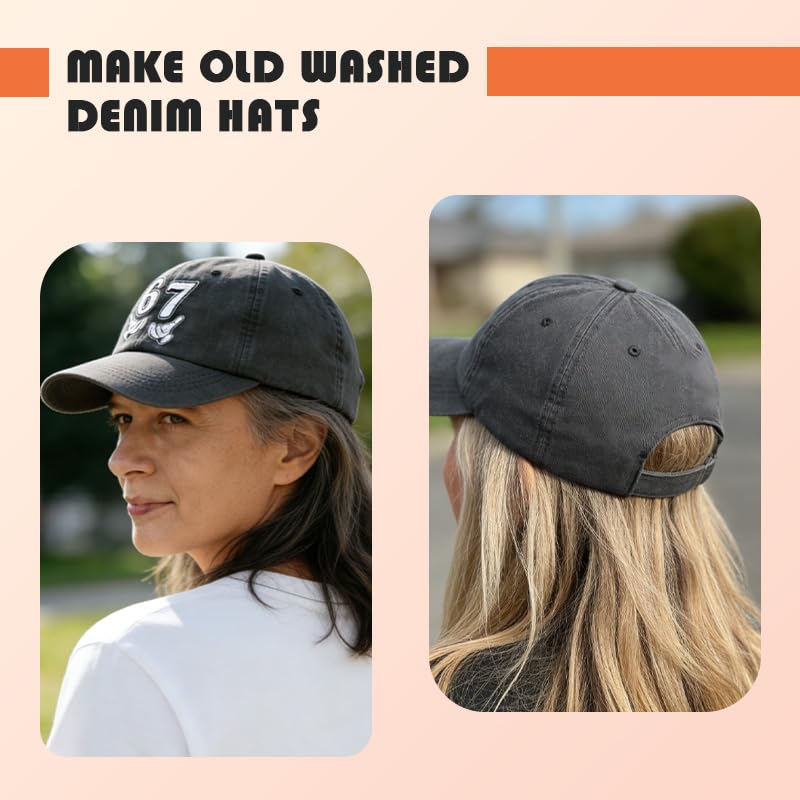 Gorra número 67 vintage de béisbol para cumpleaños miniatura 7