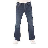 Lee Jeans da Uomo Bootcut Denver Pantaloni Blu Jeans Uomo Cotone Stretch Denim Blu