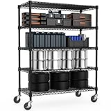 M MZG Garage Shelving 5 Tier...