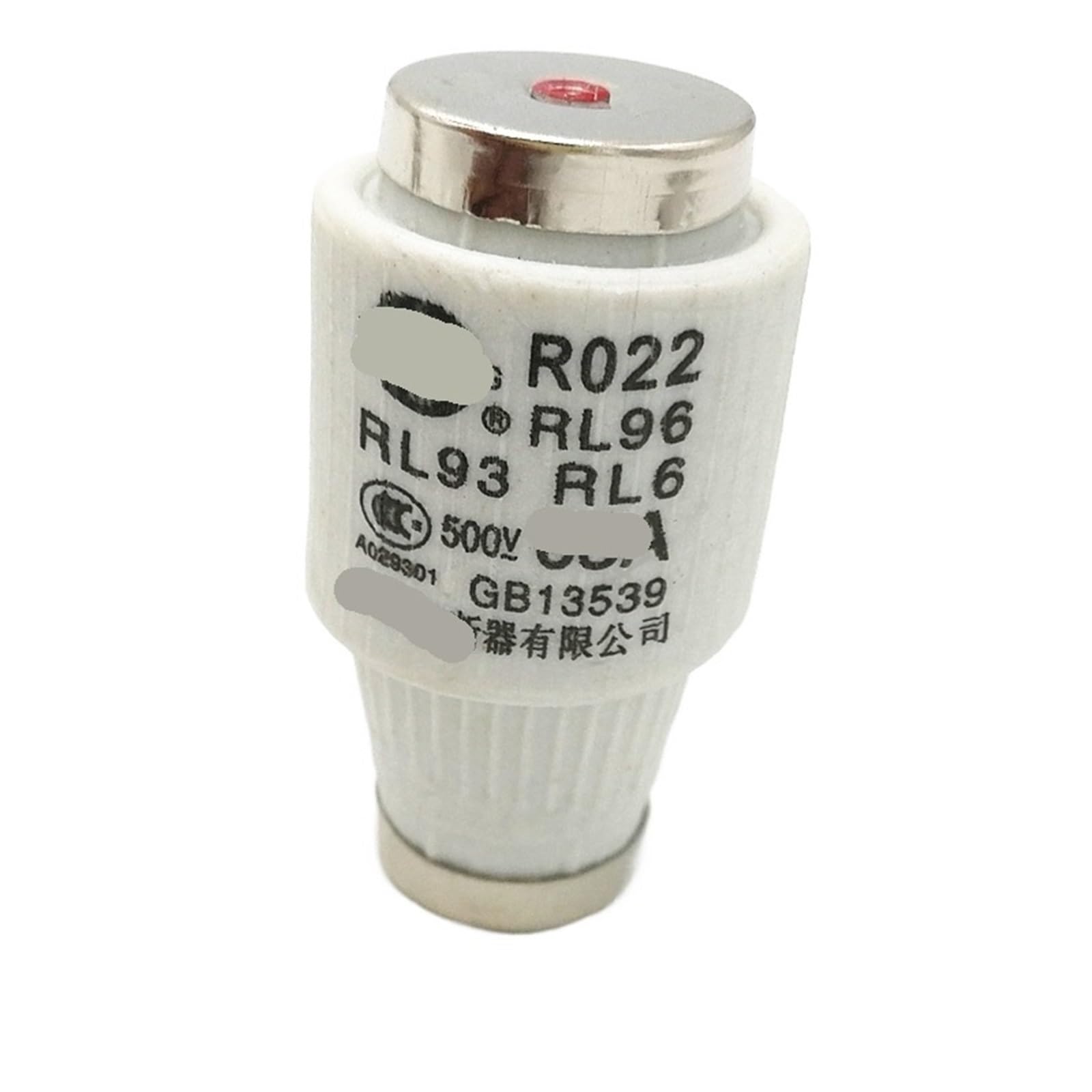 Fusible spirale RO22 cartouche de sécurité électrique 50A 500V type RL93 RL96