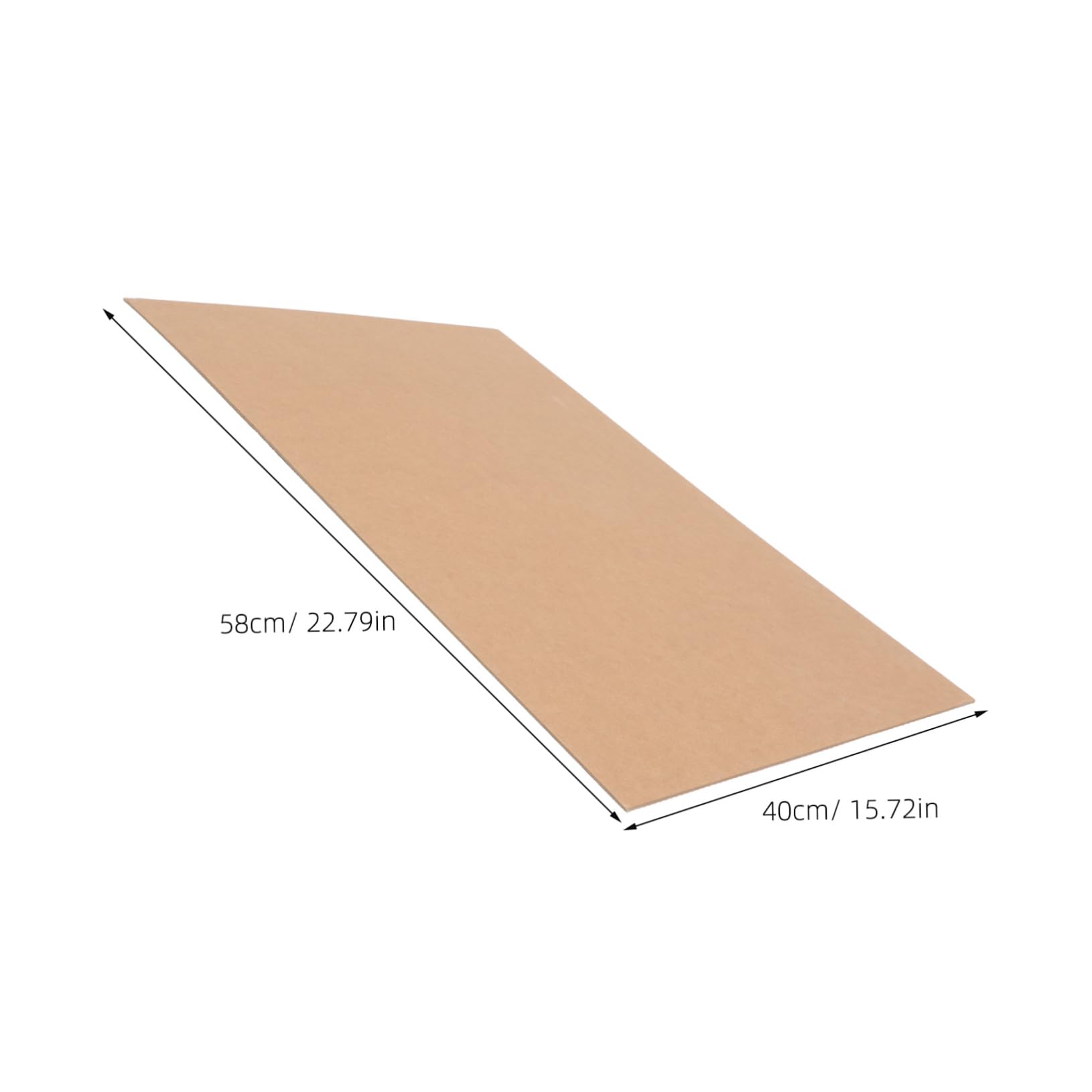 NUOBESTY 3blätter Karton M² Brauner Kraftkarton für Scrapbooking Bastelarbeiten Visitenkarten und Einladungen Dichtes Kraftpapier für Diy-projekte und Events