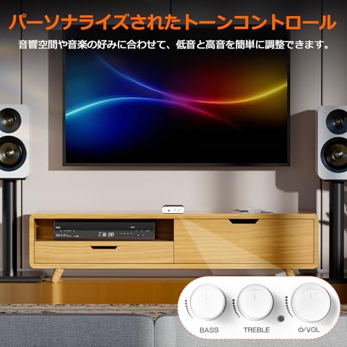 Nobsound ミニアンプ Bluetooth 5.4対応 300W USB-DAC内蔵: TPA3255チップ搭載 デスクトップ設置 オーディオマニア向け メタル筐体 (電源アダプター非付属)