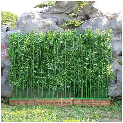 CVERTHAF Extra hoher künstlicher Bambus-Simulationsbaum für Parkgärten – 200 cm, 180 cm, 150 cm, 100 cm hoch, Sichtschutzzaun für Terrassen, Dekoration für Hotellobbys in Einkaufszentren, Kunstpflanz