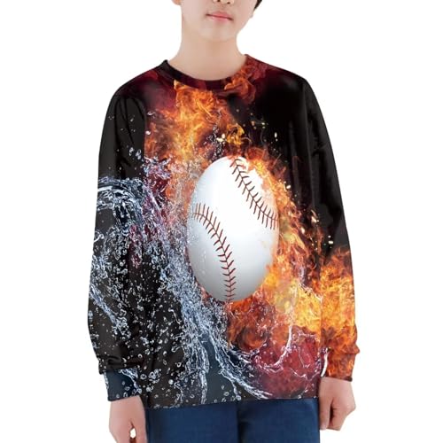 Mumeson Girls Boys Long Sleeve Pullover Sport Travel Outdoor Sweatshirts Loose Fit Active Sportwear2