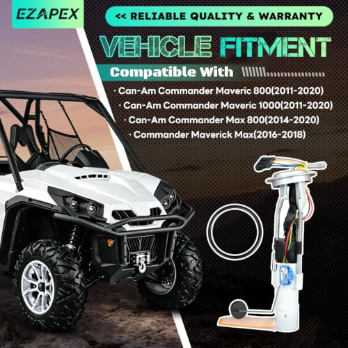 709000759 709000362 Upgraded Fuel Pump Assembly Compatible With Can-Am Maverick 1000 2013-2015 Commander 1000 Max 2014-2018 by EZAPEX - Image 3